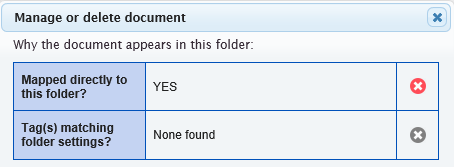 Manage or delete document