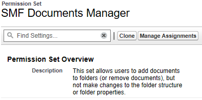 permission set manage assignment