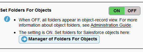 button - set folders for objects