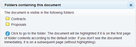 folders containing document
