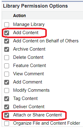Custom Library Permissions - Classic