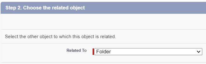 Choose the related object